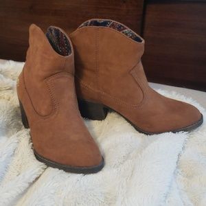 Rocket dog western ankle boots